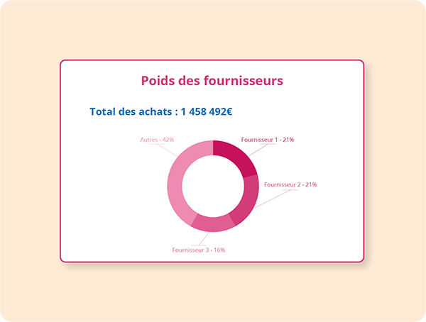 Poids des Fournisseurs dans les Achats